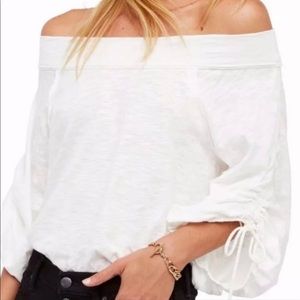 White free people top